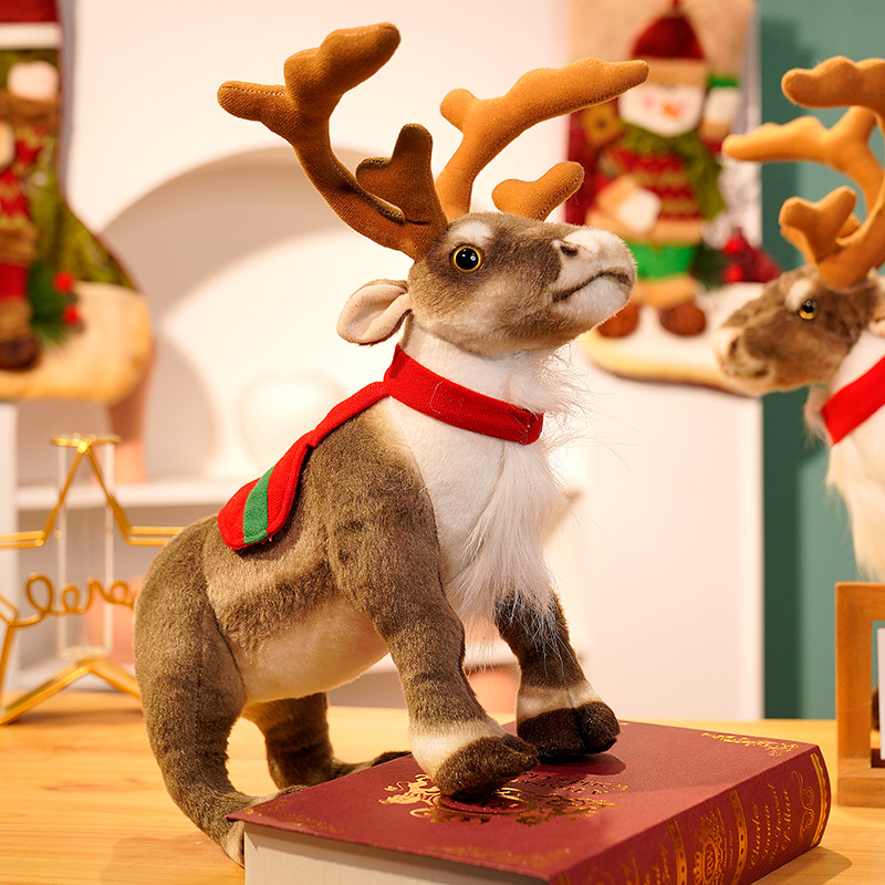 Best Kids Toys Xmas - لعبة محاكاة غزال الرنة للأطفال ،