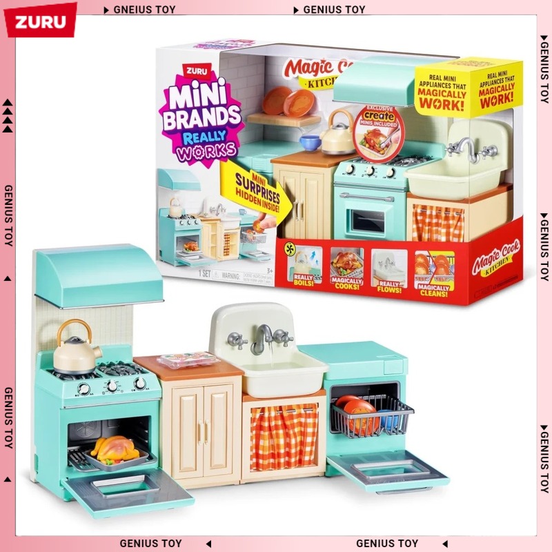 Play Kitchen Set - مجموعة مطبخ زورو ميني براندز السحرية،