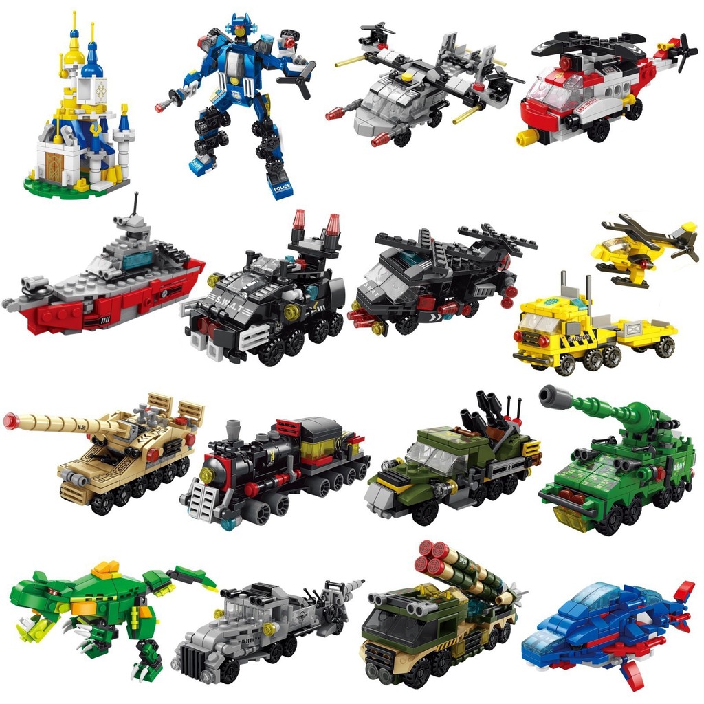 6 في 1 مدينة الهندسة سيارة شاح - مراجعة Kids Toys Videos وسعره