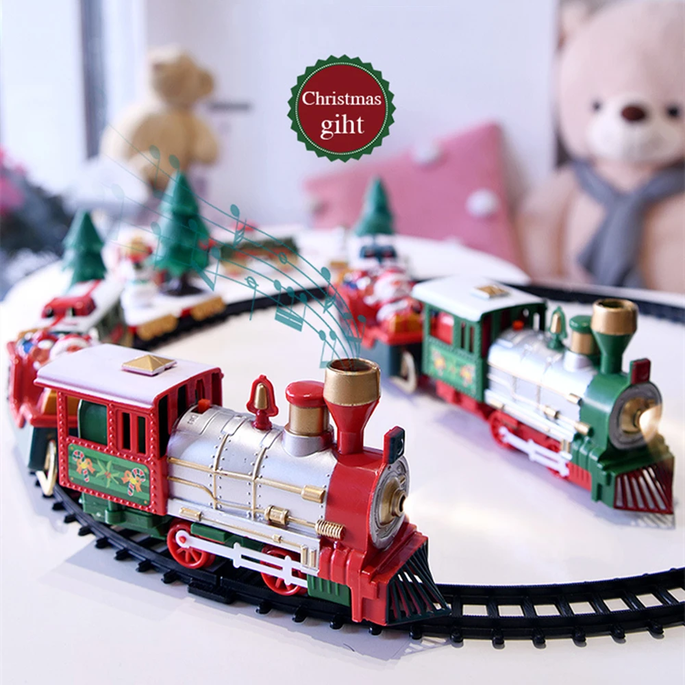 عيد الميلاد احتفالي قطار قاطرة - مراجعة Kids Toys Electric وسعره