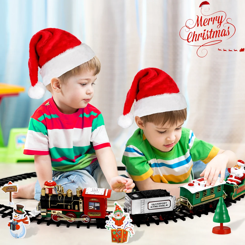 عيد الميلاد احتفالي قطار قاطرة - مراجعة Kids Toys Electric وسعره