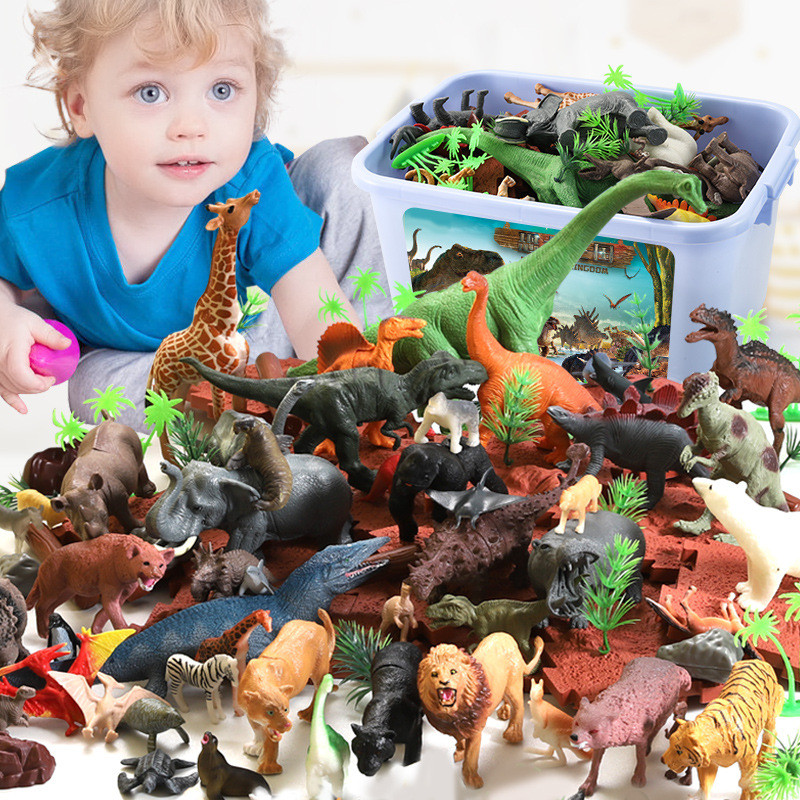مجموعة نماذج الديناصورات الجور - مراجعة Kids Toys Under 100 وسعره